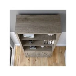 Kathy Ireland® Home By Bush Furniture Cottage Grove 5-Shelf 72"H Bookcase, Restored Gray (CGB132RTG-03) -Kathy Ireland sp116167445 s7