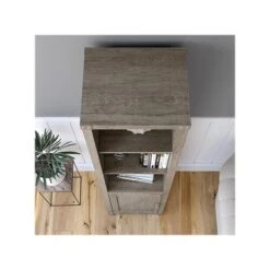 Kathy Ireland® Home By Bush Furniture Cottage Grove 5-Shelf 72"H Bookcase, Restored Gray (CGB118RTG-03) -Kathy Ireland sp116167454 s7