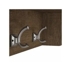 Kathy Ireland® Home By Bush Furniture Woodland 21" Shoe Storage Bench And Coat Rack With 12 Shelves, Ash Brown (WDL004ABR) 13 Kathy Ireland® Home By Bush Furniture Woodland 21" Shoe Storage Bench And Coat Rack With 12 Shelves, Ash Brown (WDL004ABR) -Kathy Ireland sp117517720 s7