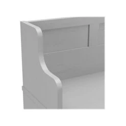 Kathy Ireland® Home By Bush Furniture Woodland 32" Entryway Bench With 8 Shelves, Cape Cod Gray (WDL006CG) -Kathy Ireland sp117593059 s7