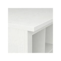 Kathy Ireland® Home By Bush Furniture Woodland 32" Entryway Bench With 2 Shelves, White Ash (WDL006WAS) -Kathy Ireland sp117593068 s7