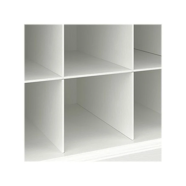 Kathy Ireland® Home By Bush Furniture Woodland 71" Hall Tree And Shoe Bench With 12 Shelves, White Ash (WDL002WAS) 7 Kathy Ireland® Home By Bush Furniture Woodland 71" Hall Tree And Shoe Bench With 12 Shelves, White Ash (WDL002WAS) - Image 5