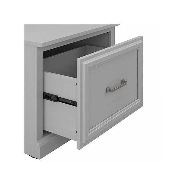 Kathy Ireland® Home By Bush Furniture Woodland 69" Coat Rack And Small Shoe Bench With Drawer And 2 Shelves, Cape Cod Gray 8 Kathy Ireland® Home By Bush Furniture Woodland 69" Coat Rack And Small Shoe Bench With Drawer And 2 Shelves, Cape Cod Gray - Image 6