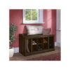 Kathy Ireland® Home By Bush Furniture Woodland Shoe Storage Bench With Shelves, 40", Ash Brown (WDS240ABR-03) -Kathy Ireland sp123542766 s7