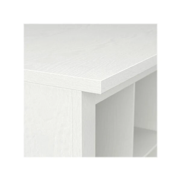 Kathy Ireland® Home By Bush Furniture Woodland Small Shoe Bench With Shelves, 24", White Ash (WDS224WAS-03) 5 Kathy Ireland® Home By Bush Furniture Woodland Small Shoe Bench With Shelves, 24", White Ash (WDS224WAS-03) - Image 3