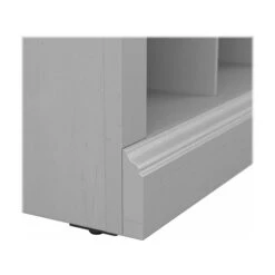 Kathy Ireland® Home By Bush Furniture Woodland Small Shoe Bench With Shelves, 24", Cape Cod Gray (WDS224CG-03) -Kathy Ireland sp123622157 s7