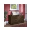 Kathy Ireland® Home By Bush Furniture Woodland Shoe Storage Bench With Doors, 40", Ash Brown (WDS140ABR-03) -Kathy Ireland sp123622221 s7