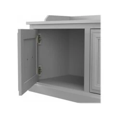 Kathy Ireland® Home By Bush Furniture Woodland Shoe Storage Bench With Doors, 40", Cape Cod Gray (WDS140CG-03) 11 Kathy Ireland® Home By Bush Furniture Woodland Shoe Storage Bench With Doors, 40", Cape Cod Gray (WDS140CG-03) -Kathy Ireland sp123622231 s7