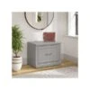 Kathy Ireland® Home By Bush Furniture Woodland Small Shoe Bench With Drawer, 24", Cape Cod Gray (WDS124CG-03) 1 Kathy Ireland® Home By Bush Furniture Woodland Small Shoe Bench With Drawer, 24", Cape Cod Gray (WDS124CG-03) -Kathy Ireland sp123622237 s7