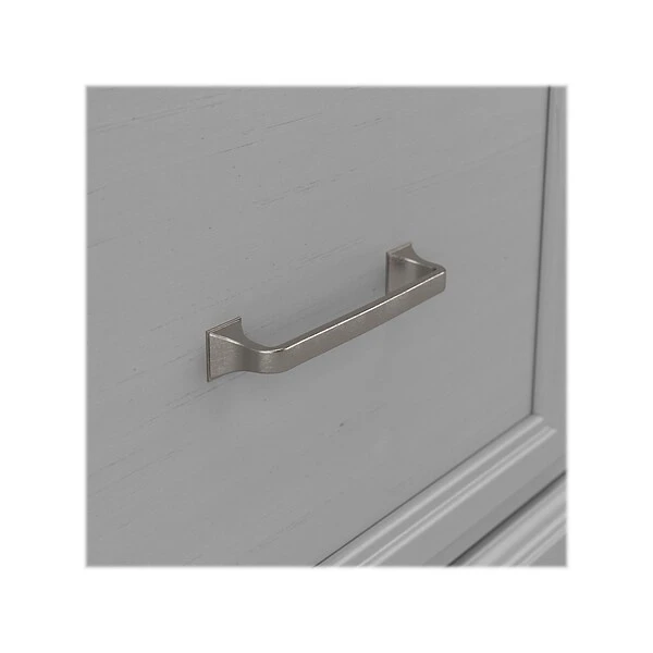 Kathy Ireland® Home By Bush Furniture Woodland Small Shoe Bench With Drawer, 24", Cape Cod Gray (WDS124CG-03) 4 Kathy Ireland® Home By Bush Furniture Woodland Small Shoe Bench With Drawer, 24", Cape Cod Gray (WDS124CG-03) - Image 2