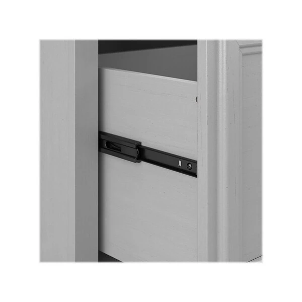 Kathy Ireland® Home By Bush Furniture Woodland Small Shoe Bench With Drawer, 24", Cape Cod Gray (WDS124CG-03) 7 Kathy Ireland® Home By Bush Furniture Woodland Small Shoe Bench With Drawer, 24", Cape Cod Gray (WDS124CG-03) - Image 5