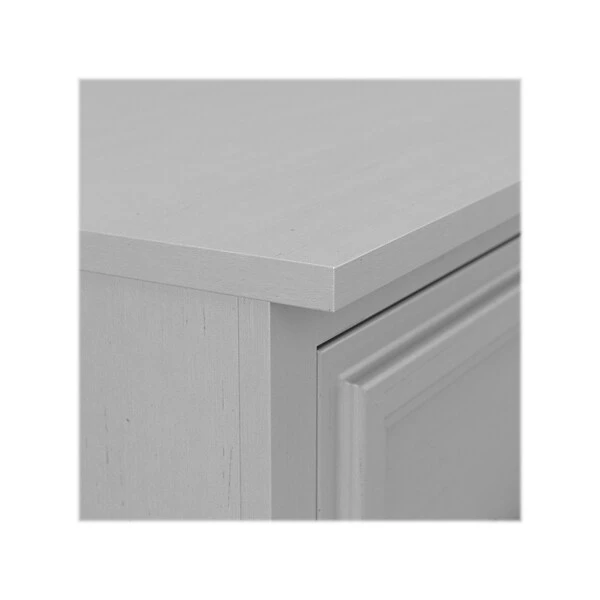 Kathy Ireland® Home By Bush Furniture Woodland Small Shoe Bench With Drawer, 24", Cape Cod Gray (WDS124CG-03) 8 Kathy Ireland® Home By Bush Furniture Woodland Small Shoe Bench With Drawer, 24", Cape Cod Gray (WDS124CG-03) - Image 6