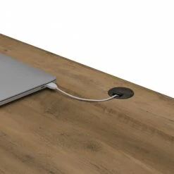 Kathy Ireland® Home By Bush Furniture Cottage Grove 60" L-Shaped Desk With Drawer, Reclaimed Pine (CGD160RCP-03) -Kathy Ireland sp147387556 s7