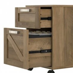 Kathy Ireland® Home By Bush Furniture 2-Drawer Vertical File Cabinet, Mobile, Letter/Legal, Reclaimed Pine, 17" 13 Kathy Ireland® Home By Bush Furniture 2-Drawer Vertical File Cabinet, Mobile, Letter/Legal, Reclaimed Pine, 17" -Kathy Ireland sp147387634 s7