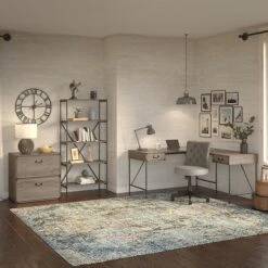 Kathy Ireland® Home By Bush Furniture Ironworks 2-Drawer Lateral File Cabinet, Letter/Legal, Restored Gray, 30" (KI50304-03) 13 Kathy Ireland® Home By Bush Furniture Ironworks 2-Drawer Lateral File Cabinet, Letter/Legal, Restored Gray, 30" (KI50304-03) -Kathy Ireland sp176328631 s7