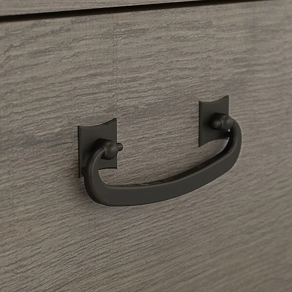 Kathy Ireland® Home By Bush Furniture Ironworks 2-Drawer Lateral File Cabinet, Letter/Legal, Restored Gray, 30" (KI50304-03) 8 Kathy Ireland® Home By Bush Furniture Ironworks 2-Drawer Lateral File Cabinet, Letter/Legal, Restored Gray, 30" (KI50304-03) - Image 6