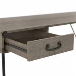 Kathy Ireland® Home By Bush Furniture Ironworks 60" L-Shaped Writing Desk, Restored Gray (KI50312-03) 15 Kathy Ireland® Home By Bush Furniture Ironworks 60" L-Shaped Writing Desk, Restored Gray (KI50312-03) -Kathy Ireland sp176328646 s7