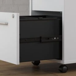 Office By Kathy Ireland® Method 60W Table Desk With 3 Drawer Mobile File Cabinet, White (MTH001WHSU) -Kathy Ireland sp21337581 s7