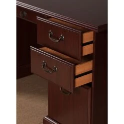 Kathy Ireland® Home By Bush Furniture Bennington Executive Desk, Harvest Cherry (WC65566-03K) 15 Kathy Ireland® Home By Bush Furniture Bennington Executive Desk, Harvest Cherry (WC65566-03K) -Kathy Ireland sp46633165 s7