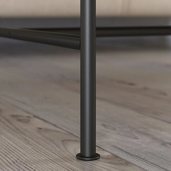 Kathy Ireland® Home By Bush Furniture Ironworks Coffee Table, Vintage Golden Pine (KI50111-03) 8 Kathy Ireland® Home By Bush Furniture Ironworks Coffee Table, Vintage Golden Pine (KI50111-03) - Image 6