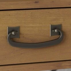 Kathy Ireland® Home By Bush Furniture Ironworks 60W Writing Desk With Drawers, Vintage Golden Pine (KI50105-03) -Kathy Ireland sp51222019 s7