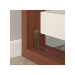 Kathy Ireland® Home By Bush Furniture Voss 60"W X 13.7"D Console Table, Cotton White/Serene Cherry (OSS160WC2-03) -Kathy Ireland sp61031213 s7