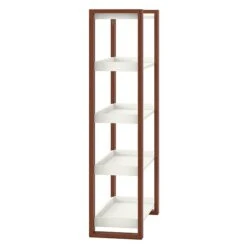 Kathy Ireland® Home By Bush Furniture Voss 5 Shelf Etagere Bookcase, Cotton White/Serene Cherry (OSB130WC2-03) 16 Kathy Ireland® Home By Bush Furniture Voss 5 Shelf Etagere Bookcase, Cotton White/Serene Cherry (OSB130WC2-03) -Kathy Ireland sp74531619 s7
