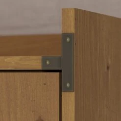 Kathy Ireland® Home By Bush Furniture Ironworks 42"H Storage Cabinet With Doors, Vintage Golden Pine (KI50109-03) -Kathy Ireland sp87347559 s7